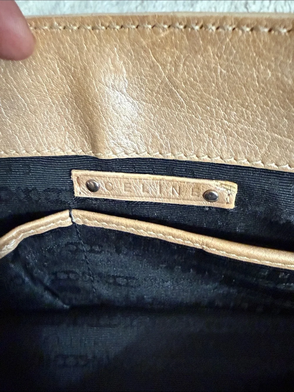 Celine Genuine Leather Top-Handle Women’s Bag in Light Brown